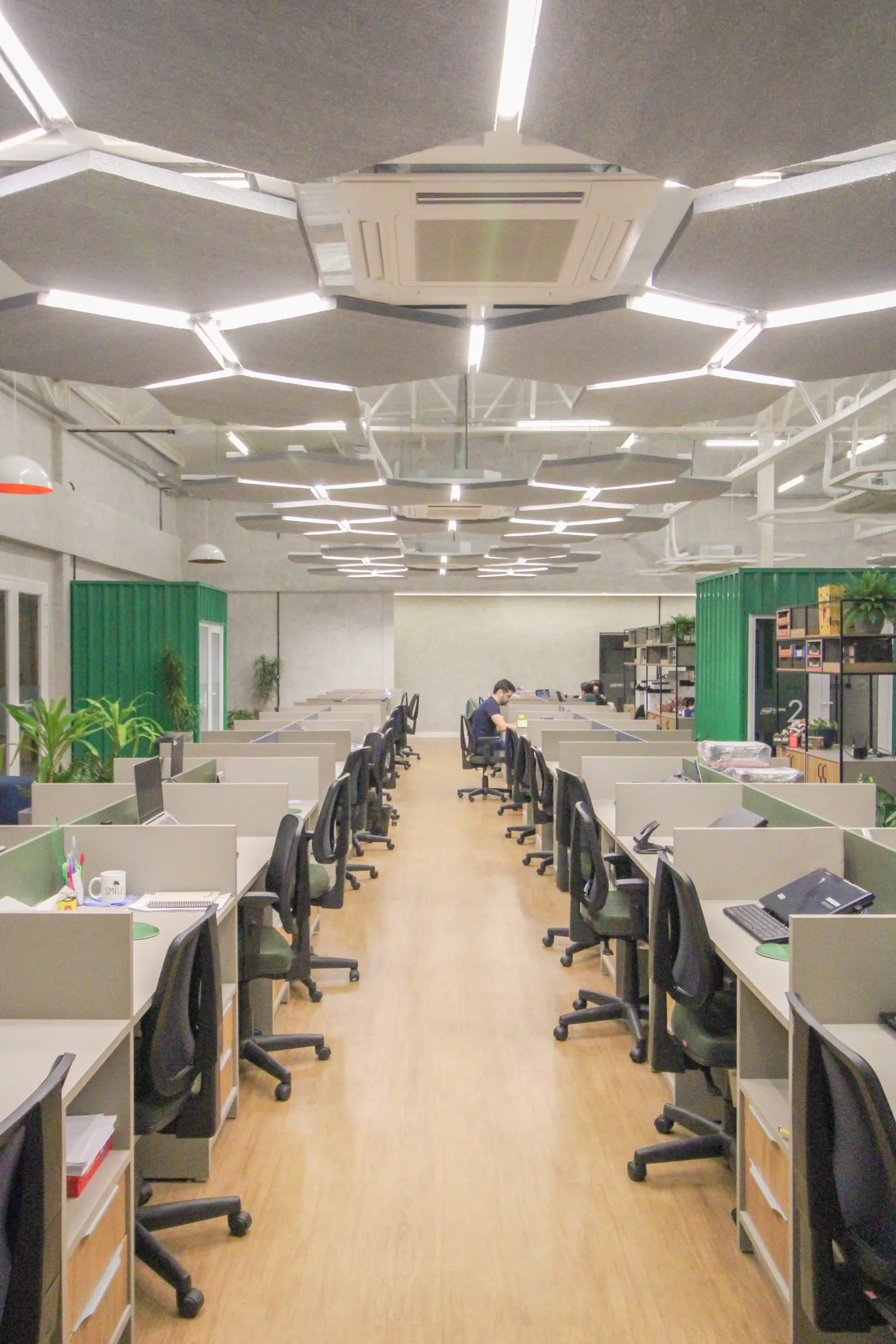 Ambiente corporativo da obra Argo